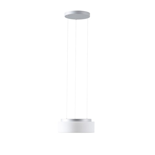 Kruhová - OS ERI70920 ERIS LE2 závěsné skleněné svítidlo stříbrná / bílá IP40 4000 K 14W LED DALI (původní kód OS 70920) - OSMONT - foto 1