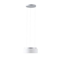 Kruhová - OS ERI70920 ERIS LE2 závěsné skleněné svítidlo stříbrná / bílá IP40 4000 K 14W LED DALI (původní kód OS 70920) - OSMONT