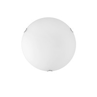 Kruhová - FAN I-OBLO/PL30 Stropní svítidlo OBLO bílá 2xE27 30x9,4cm - FANEUROPE