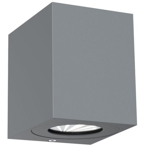 Nástěnná - NOR 49711010 Venkovní nástěnné svítidlo Canto Kubi 2 2x6W LED šedá čirá - NORDLUX - foto 1