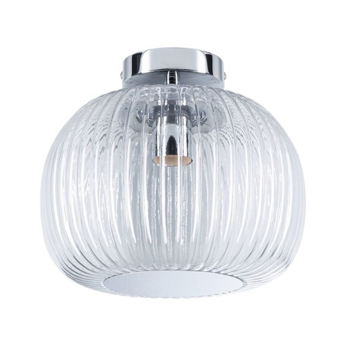 Kruhová - P 71142 LED stropní svítidlo Ruya IP44 E27 230V max. 60W sklo/chrom - PAULMANN - foto 1