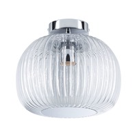 Kruhová - P 71142 LED stropní svítidlo Ruya IP44 E27 230V max. 60W sklo/chrom - PAULMANN
