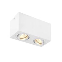 Downlight - LA 1002006 TRILEDO Double, stropní nástavbové svítidlo, QPAR51, bílá, max. 10W - BIG WHITE (SLV)
