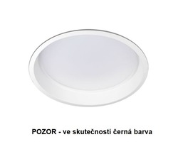 Kruhová - KHL K50312.BK.4K Zápustné svítidlo LIM kulaté černé LED 25W 4000K Ø215mm kulaté - KOHL-Lighting