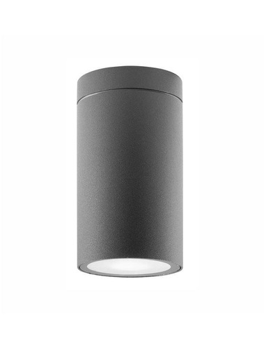 Přisazená - NV 9020021 Venkovní stropní svítidlo CERISE tmavě šedý hliník a skleněný difuzor GU10 1x7W IP54 220-240V bez žárovky - NOVA LUCE - foto 1