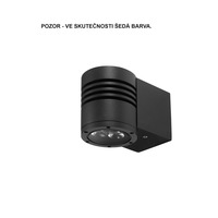 Nástěnná - LIRA 9154.0203006 Nástěnné svítidlo BIRA 90 764lm 2700K 7W 30° šedé (9154.020LC) - LIRALIGHTING