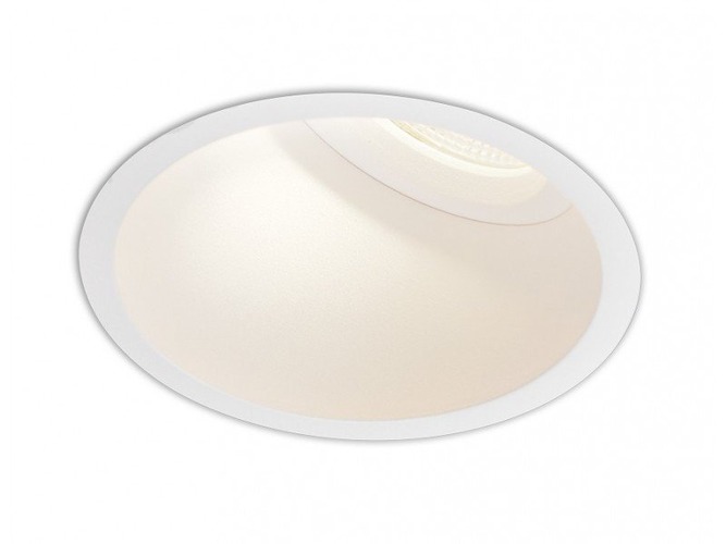 Kruhová - BPM 20074.01.RF.WH-WH.60.ST.9.30 Zápustné svítidlo CASTEJON  92 RECESSED WITH FRAME WHITE-WHITE 60 º 8W 3000K NON-DIMM (20074.03.W.D60.3K) - BPM lighting - foto 1