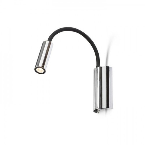 S ramenem - RED R12897 SHOW nástěnná černá chrom 230V LED 3W  3000K - RED - DESIGN RENDL - foto 1