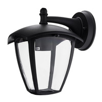 LED zahradní světla - Nástěnné svítidlo Matt Black 1xE27