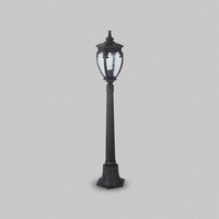Sloupková - M O414FL-01BZ1 Venkovní sloupkové svítidlo Fleur E27 60W bronz antik čiré sklo IP44 - MAYTONI