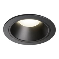 Kruhová - LA 1009957 NUMINOS® XL Stropní vestavné svítidlo, 4000 K, 40°, IP20, kulaté, černé - BIG WHITE (SLV)