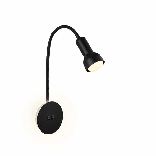 S ramenem - BRI 2178015 Přímé a nepřímé osvětlení nástěnné svítidlo, 39 cm, 1x E14, max. 10W, černá - BRILONER - foto 1