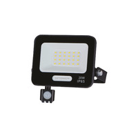 Vnější světlomety - LED SMD Floodlight IP65 Černé tělo se senzorem