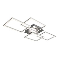 Hranatá - BRI 3091-018 VÝPRODEJ LED rám 95,6 cm 30W 3600lm chrom - BRILONER