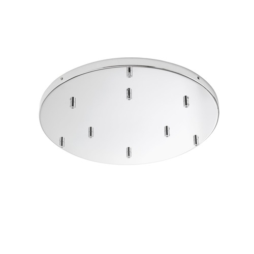 Kotvící prvky, držáky, závěsy - FAN BASE-S-R9-CR Rozeta PIREX kruhový rám chrom A 9 FORI 52x4,1cm - FANEUROPE - foto 1