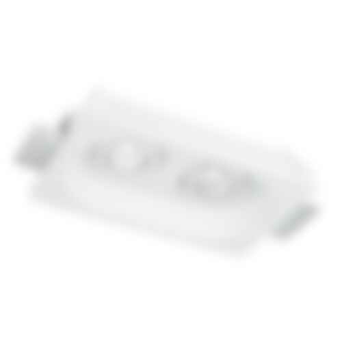 Hranatá - FAN INC-MORGANA-Q2 Zápustné svítidlo Morgana, nastavitelné, bílé, 2 x GU10, 25,5 x 15,5 x 5,5 cm - FANEUROPE - foto 1