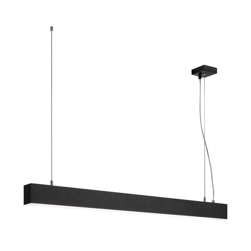 Podélná - LA 1001403 GLENOS profilové závěsné svítidlo, LED, 4000K, černá, 1 m, 43W - BIG WHITE (SLV) - foto 1