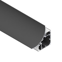 Al profily rohové - SLC S40173B Rohový profil Pro C4 2,5m sada černá - TLG