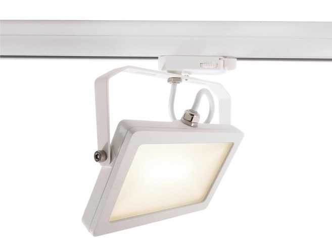 Svítidla - IMPR 707130 Deko-Light kolejnicový systém 3-fázový 230V Flood SMD, 15 W, 3000 K, bílá 220-240V AC/50-60Hz 15,00 W 3000 K bílá RAL 9016 192 mm - foto 1