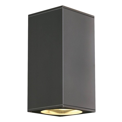 Nástěnná - LA 229575 Nástěnné svítidlo BIG THEO UP/DOWN OUT, hranaté, antracit, ES111, max. 2x75 W - BIG WHITE (SLV) - foto 1