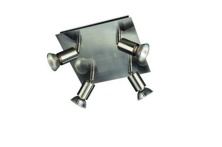 Bodová - PH 55034/17/PN CARREA SVÍTIDLO BODOVÉ 4xGU10 max. 50W, 230V, nikl - PHILIPS (915000868702) - foto 1