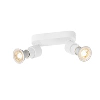 Bodová - LA 1008240 PURI 2.0 Basic nástěnné a stropní svítidlo, 2 x max. 6W GU10, bílé - BIG WHITE (SLV)