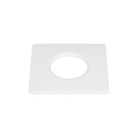 Pro zapuštěná svítidla - LA 1008095 UNIVERSAL DOWNLIGHT kryt pro stropní svítidlo, IP65, čtvercový, bílý - BIG WHITE (SLV)