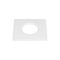 Pro zapuštěná svítidla - LA 1008095 UNIVERSAL DOWNLIGHT kryt pro stropní svítidlo, IP65, čtvercový, bílý - BIG WHITE (SLV)