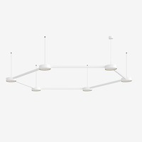Dekorativní - LU 26.K2.60M DALI2 Závěsné svítidlo INFINITY II 92,9W LED 4000K akrylátové sklo bílá DALI 26.K2.60L - LUCIS