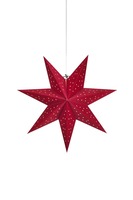 Interiérové dekorace - MAR 705608 Blink červená závěsná hvězda 45 cm - Markslöjd