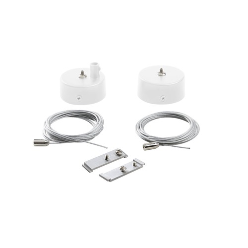 Liniové NEXT - FAN LED-NEXT-W-S Příslušenství NEXT KIT DI závěsné svítidlo pro lištu LED NEXT bílá - FANEUROPE - foto 1