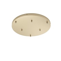 Kotvící prvky, držáky, závěsy - FAN BASE-S-R6-ORO Rozeta PIREX kruhový rám zlatá A 6 FORI 47x4,1cm - FANEUROPE