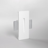 Zapuštěná - FAN INC-ELLE-20M Vestavné LED svítidlo do zdi Elle sádra, 1.5 W, 100 lm, 4000 K, driver není součástí, 200 x 80 x 40 mm - FANEUROPE