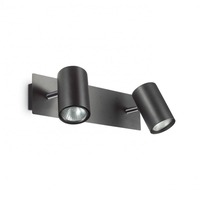 Bodová - ILUX 156743 Bodové svítidlo Ideal Lux Spot AP2 nero 156743 2x50W černé - IDEALLUX