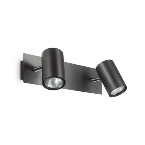 Bodová - ILUX 156743 Bodové svítidlo Ideal Lux Spot AP2 nero 156743 2x50W černé - IDEALLUX - foto 1