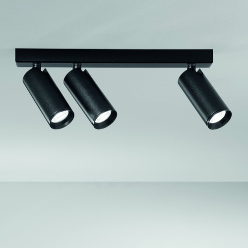 Bodová - FAN SPOT-PLAUTO-3-NER LED spot Plauto (černý, ocel + hliník) 3 x GU10 - FANEUROPE - foto 1