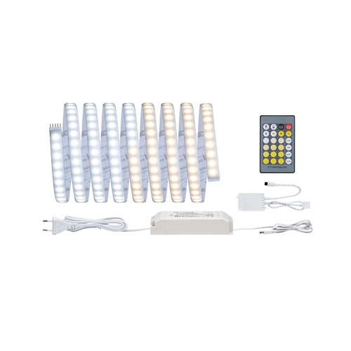 Hlavní osvětlení - P 70532 MaxLED 1000 LED Strip měnitelná bílá základní sada 3m IP44 32W 1020lm/m 108LEDs/m měnitelná bílá 60VA - PAULMANN - foto 1