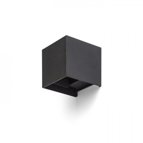 Nástěnná - RED R13739 Svítidlo nástěnné TITO SQ DIMM černé 230V LED 2x3W IP65 3000K - RED - DESIGN RENDL - foto 1