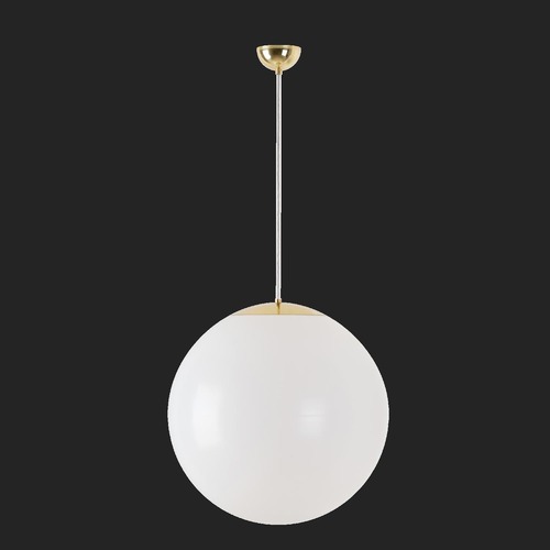 Nouzové osvětlení - OS ISI66755 ISIS S4 závěsné plastové svítidlo mosaz leštěná / bílá IP40 4000 K 41W LED nouzové kombinované 3 h (původní kód OS 66755) - OSMONT - foto 1