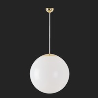 Nouzové osvětlení - OS ISI66755 ISIS S4 závěsné plastové svítidlo mosaz leštěná / bílá IP40 4000 K 41W LED nouzové kombinované 3 h (původní kód OS 66755) - OSMONT