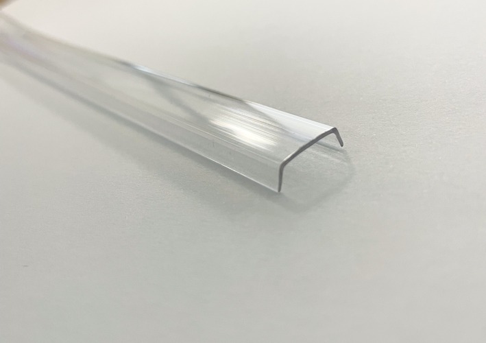 Plexi pro Al profily - FAN I-PROFILO-DIFF-TR-MN Transparentní difuzor 2 m pro profily MILANO/NEWYORK - příslušenství k LED lištám - FANEUROPE - foto 1