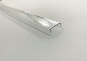 Plexi pro Al profily - FAN I-PROFILO-DIFF-TR-MN Transparentní difuzor 2 m pro profily MILANO/NEWYORK - příslušenství k LED lištám - FANEUROPE