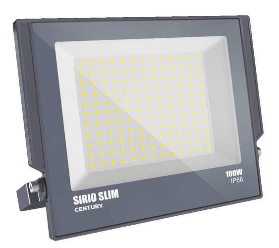 Reflektory - CEN SRS-1009560 LED reflektor SIRIO SLIM 100W 6000K 110d 230x270x28mm IP66 IK08 - CENTURY - foto 1