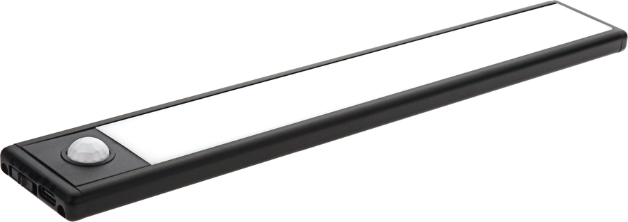 LED svítidla pro skříně a nábytek - LED skříňka Slim Fit Black Body PIR senzor - foto 1