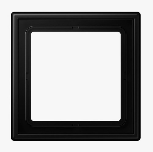 Vypínače a zásuvky - JU LS981SWM Jednorámeček LS 981 SWM černý matný - JUNG - foto 1