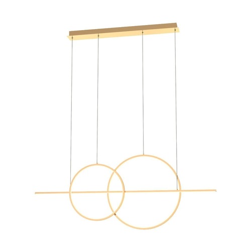 Podélná - ZUMA 003064-026726 MD7358-2A-3GT CHOLET závěsné svítidlo zlatá - ZUMALINE - foto 1