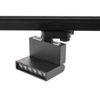 3 Fázový systém 3F 230V AC - Lištové svítidlo SEMO-B 12W černé