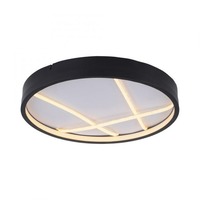Kruhová - LD 14091-18 LED stropní svítidlo MIKADO, černá, kruhové, stmívatelné, paměťová funkce, SimplyDim, 3000K - JUST LIGHT