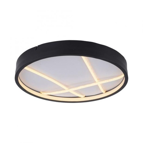 Kruhová - LD 14091-18 LED stropní svítidlo MIKADO, černá, kruhové, stmívatelné, paměťová funkce, SimplyDim, 3000K - JUST LIGHT - foto 1