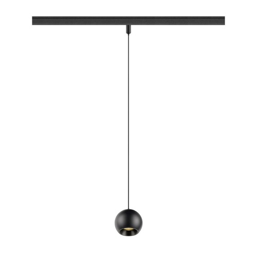 Lištové Magnetic SLV - LA 1010462 LIGHT EYE® 2.0 48V závěsné svítidlo, DALI, délka závěsu 200 cm, 3000K, 30°, černá - BIG WHITE (SLV) - foto 1